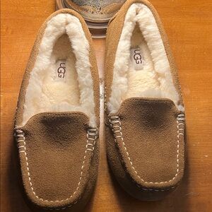 UGG Tan Suede Slippers